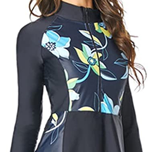 Nuevo Traje de Baño Musulmán Transpirable de Dos Piezas para Mujer, Estilo Burkini Islámico de Corte Alto - Product Image 2