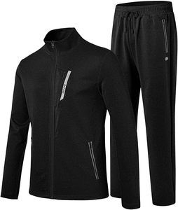 Venta caliente traje de sudor de invierno pantalones de chándal acampanados conjuntos de Sudadera con capucha Puff estampado chándal apilado Jogger pantalón Sudadera con capucha conjunto de hombres 100% - Product Image 6