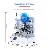 Machine d'étiquetage semi-automatique électrique haute précision HYT-618 |   Autocollant auto-adhésif sans colle sèche pour métal/verre/papier