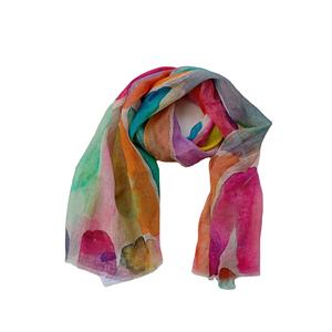 Écharpes de créateur 100% Modal Lin Motif imprimé numérique Texture extrêmement douce Écharpe pour femmes Design innovant au prix le plus bas - Product Image 2