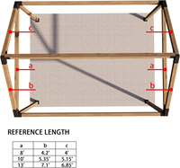 Vente directe usine de structure de support de pergola 4x4 en acier au carbone, de structure de colonne en bois, de support de garde-corps de gazebo et de support de plancher de terrasse.