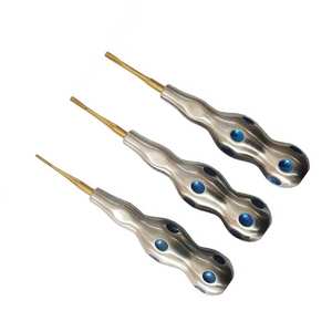 Elevador de raíz Dental de grado quirúrgico Herramienta de extracción de dientes de acero inoxidable de alta calidad para dentistas - Product Image 3