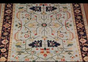 พรมขนแกะสไตล์อินเดียขนาด9x12ฟุตทำด้วยมือแบบดั้งเดิมปรับแต่งได้ปรับแต่งขนาดได้หรูหรา - Product Image 4