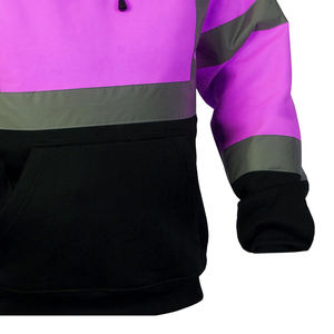 Sweat à capuche de vêtements de sécurité réfléchissants haute visibilité Sweat à capuche de sécurité haute visibilité pour hommes pour la construction de vêtements de travail - Product Image 6