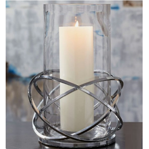Silver Finished Handmade <b>Hurricanes</b> Indoor Decorative <b>Hurricanes</b> for Home Metal Candle Stand Home Lighting Accessories - Product Image 3