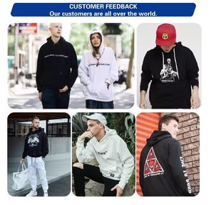 เสื้อฮู้ดแบบซิปปักลายแบบมีซิปรูดซิปรูดซิปรูดไซส์ใหญ่พิเศษน้ำหนักมากสีดำ - Product Image 6