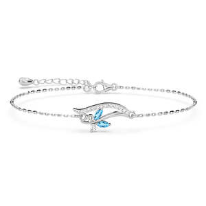 Pulsera de Plata 925 con Baño de Oro 14K y 18K, Incrustaciones de Diamantes y Perlas, Estilo Tenis, para Cada Momento, en Cualquier Ocasión! Regalo Perfecto - Product Image 1