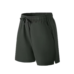 Short de sport solide à séchage rapide tissé dans les quatre sens Logo personnalisé pantalon à trois points pour courir Marathon Plain DyedDDP Shipping - Product Image 4