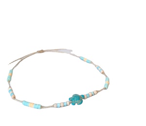Collar de Macramé Moderno y Único para Damas y Niñas, Colgante de Piedras Preciosas Hecho a Mano, Gargantilla de Labradorita, Collar de Perlas de Piedra Lunar - Product Image 1
