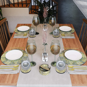 แผ่นรองจานทรงกลมแบบเรียบง่ายเป็นมิตรกับสิ่งแวดล้อมสำหรับงานผลิตในเวียดนาม - Product Image 4