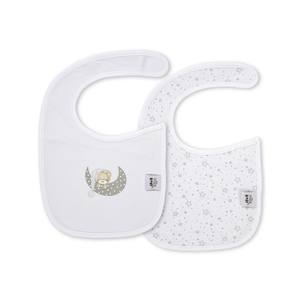 Ensemble Velcro BIB 20X30 Mod. Sleep Gray Cotton pour 0-12 mois, lot de 2 unités - Product Image 1