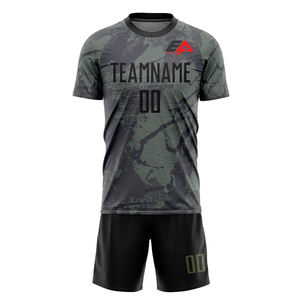 Maillots de football France pour hommes personnalisés vêtements de football pour enfants ensemble de maillots uniformes de football uniformes de football - Product Image 1