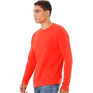 Bella Canvas Haute Qualité 100% Coton Logo Brodé Personnalisé 100% Coton Sweat à Capuche Couleur Orange - Product Image 2