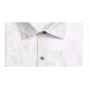 Camicia Classica a Righe da Uomo Alfani, Vestibilità Slim, Popeline Elasticizzato in 4 Direzioni, Antipiega, Taglia 15.5X34X35, Fornitura ODM, Casual Bianca - Product Image 3