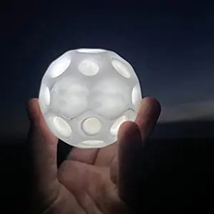 Extremo alto rebote más alto rebote súper alto salto 70mm bola iluminar grandes bolas de Luna LED hinchables