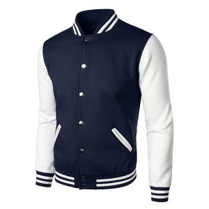 Nouveau design 2025 fabricant de veste d'université veste de pull d'université personnalisée maillot de football hommes veste de baseball vierge en gros - Product Image 2