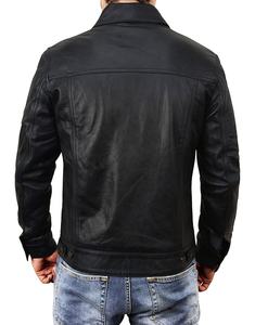 2025 nouvelle veste en cuir de haute qualité édition limitée veste Vintage en cuir de vachette véritable vol américain en couleur noire - Product Image 3