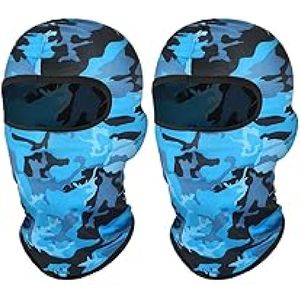 Custom Wholesale Cycling Balaclava Y2K Style Summer Outdoor Full Face Cover with Cooling <b>Goggles</b> Holes for Sun Protection Sports - Product Image 4