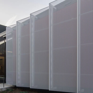 La gouttière d'acier inoxydable de la feuille 304 316l garde la maille Panneau de maille perforé en métal de trou décoratif pour l'esthétique d'architecture - Product Image 1