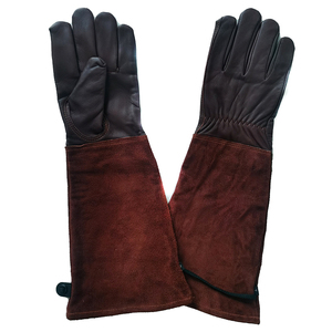 Gants de soudage en cuir de sécurité de qualité supérieure dernière arrivée nouveau style protection des mains en cuir synthétique meilleurs gants de soudage - Product Image 3