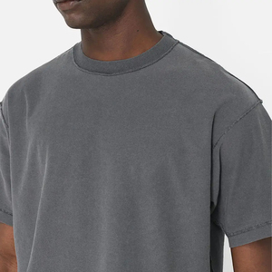 T-shirts en coton 100% écologiques à séchage rapide, personnalisés, à bas prix, vierges, imprimés, vintage, en gros, logo imprimé en couleur - Product Image 3