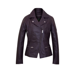 Chaqueta de piel de oveja auténtica para mujer, chaqueta de cuero recortada suave y fina de alta calidad para mujer - Product Image 6