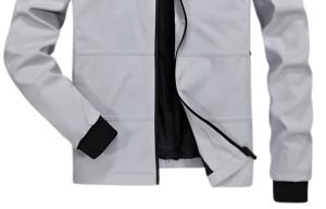 Blouson bombardier léger avec logo personnalisé pour hommes Vêtements d'extérieur en toile Design classique avec fermeture éclair Poignets côtelés Vente en gros OEM Streetwear décontracté - Product Image 2
