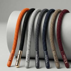 Custom Logo Hoodie Drawcord <b>Braided</b> High Strength Twisted 3 Strand Garment Apparel <b>Cord</b> OEM Manufacturer - Product Image 4
