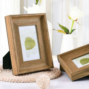 Wooden <b>photo</b> <b>frame</b> perfect for <b>gifting</b> on birthdays anniversaries and special celebrations with thoughtful design - Product Image 3