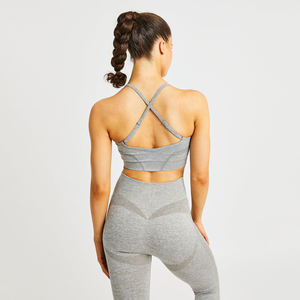 Conjunto de Yoga para Mujer de 2 Piezas, Ropa Deportiva de Alta Calidad, Logotipo Personalizado, Conjunto de Yoga para Mujer, Traje de Yoga para Correr y Hacer Ejercicio - Product Image 4