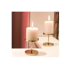 Gold-Finished Crystal Copper Metal Tea Light <b>Holder</b> Fancy Diwali Wedding Decorative Centerpiece Home Candle <b>Holders</b> Lanterns Jar - Product Image 3
