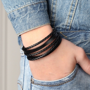 Bracciale Sportivo Multistrato Elegante Placcato Argento MenneM per Uomo - Product Image 2