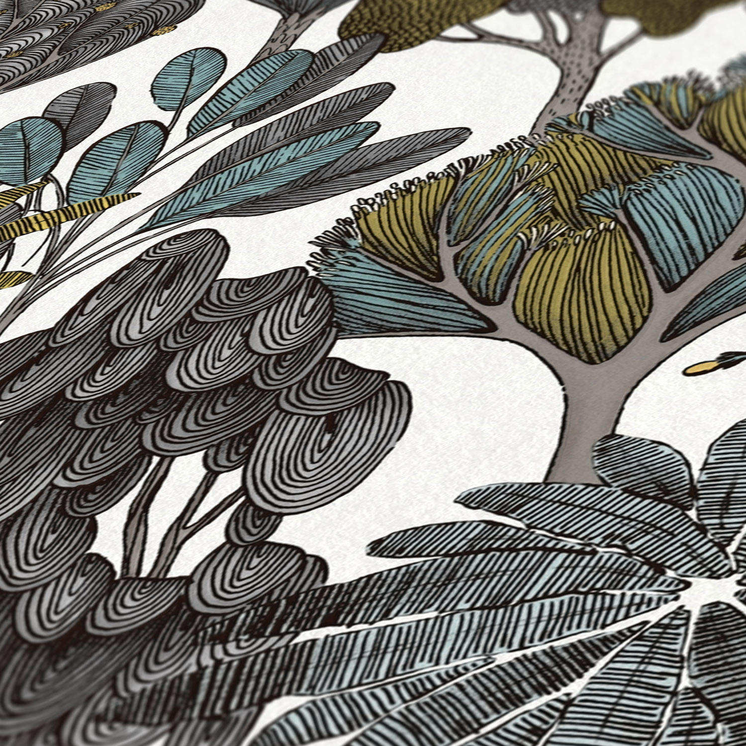 สีเขียวสีเทาสีเหลืองสีขาว