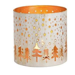 Vase en verre de table de style simple antique avec coquille de grille en métal couleur or appropriée pour la décoration de restaurant d'hôtel à la maison - Product Image 4