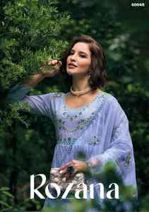 Increíble color Nuevo diseño Pure Organza Designer Handwork Kurti Pant con Dupatta Indian Export Quality - Product Image 3