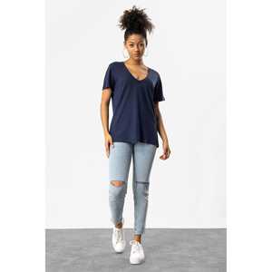 Camiseta de Lino con Cuello en V - Product Image 2