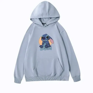 Sweat-shirts à capuche surdimensionnés pour femmes, personnalisés, 100% coton, imprimé en relief, avec logo sur le devant, style Y2K - Product Image 1