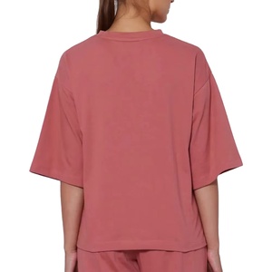 T-shirt d'été ample et respirant 100 % coton pour femme avec étiquette et logo personnalisés, haute qualité, faible MOQ, vente en gros 2026 - Product Image 5