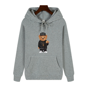 Sweat à capuche blanc personnalisé certifié écologique Bcorp 100% coton biologique imperméable sérigraphie sublimée - Product Image 3