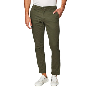 Chinos orgánicos para hombre 100% algodón Eco Friendly Chino Pantalones Hombres Pantalones y pantalones sostenibles para hombre Slim Fit Stretch Chino - Product Image 1