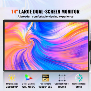 จอขยายพกพาสำหรับแล็ปท็อป ขนาด 14 นิ้ว FHD 1080P 165Hz หน้าจอ IPS 145% SRGB - Product Image 2