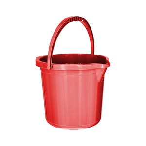 Seau de nettoyage en plastique PP écologique de 12 L, durable, de style européen moderne, avec poignée, pour un usage domestique quotidien et le rangement - Product Image 2