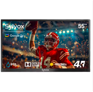 NUEVO Televisor Inteligente 55 con Google TV 2026, con Asistente de Google Atmos, 4K, Exterior, IP55, Resistente al Agua, para Exteriores con Luz Solar Parcial (Deck Pro 2.0 NUEVO) - Product Image 1