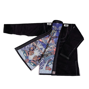 Kimono de Jiu Jitsu de Primera Calidad, Talla Personalizada, al Mejor Precio, Uniforme de Artes Marciales Más Vendido con Logotipo Frontal - Product Image 3