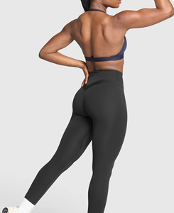 Soutien-gorge de sport à col licou simple pour femmes soutien-gorge de sport sans couture Gym & Yoga Fitness impression numérique respirant - Product Image 4