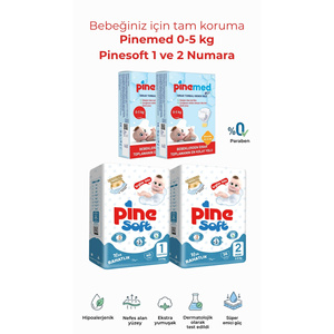 แพ็คคู่แบบประหยัด 2 แพ็ค ผ้าอ้อมเด็กพิเนเมด 2 แพ็ค และพิเนซอฟท์ 26 แพ็ค - Product Image 2