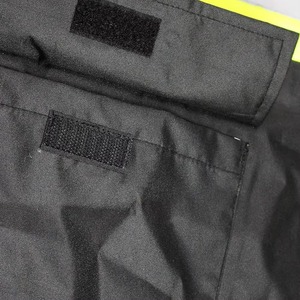 เสื้อโค้ทกันฝนสะท้อนแสงพื้นยาวสีดำปรับแต่งได้ขนาดพิเศษพร้อมโลโก้ตามสั่ง - Product Image 6