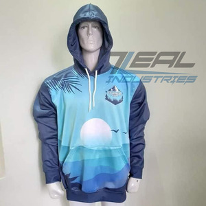 Sudaderas con capucha personalizadas poliéster hombres mujeres sudaderas con capucha jogging entrenamiento sudaderas con capucha bordadas sublimación impresión hecha en Pakistán - Product Image 1