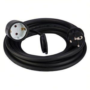 Câble d'extension électrique noir 5M H07RN-F 3x1.5 mm² (16A 2P+T) PP2627 Câbles et fils - Product Image 2