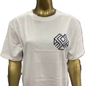 Señoras algodón blanco Camiseta Ropa Calidad Aduanas digital impreso multicolor pecho impreso camisetas fabricante de prendas de vestir - Product Image 1